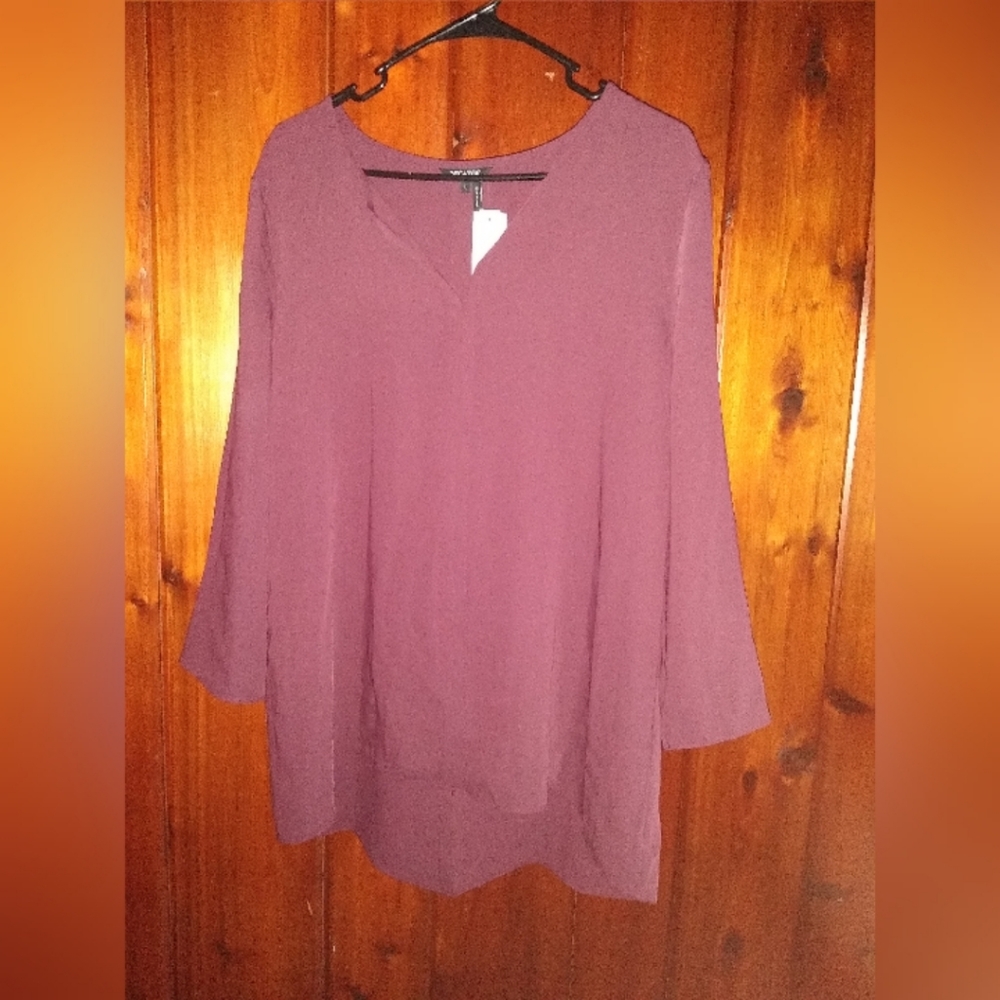 Nic&Zoe long sleeved blouse, size L